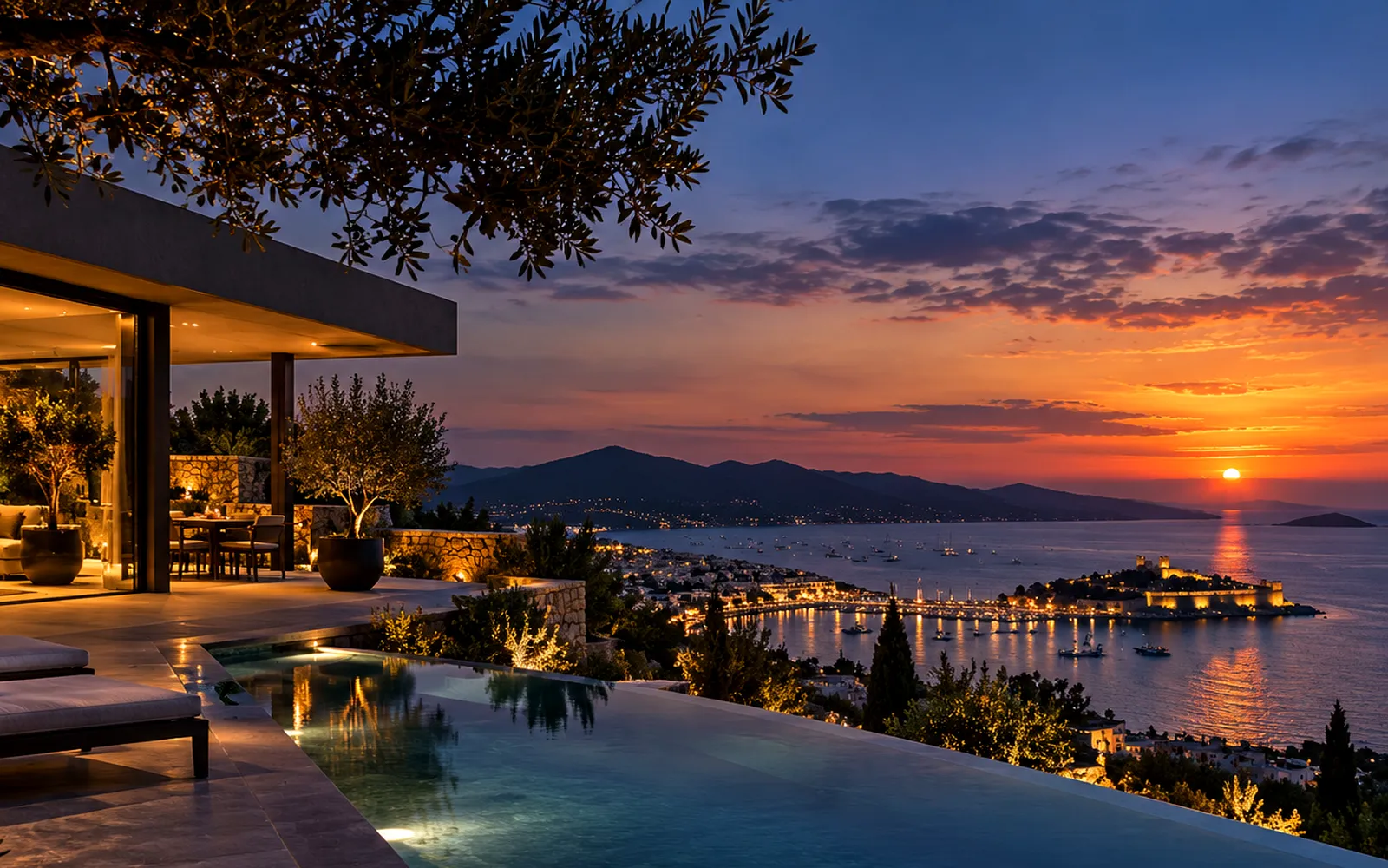 Gümüşlük’te Deniz Manzaralı 750 m² Arsa